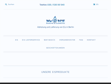 Tablet Screenshot of mr-ice-europe.com